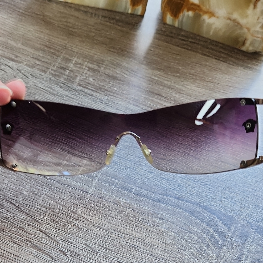 Versace Brown Designer Sunglasses - Picture 7 of 9